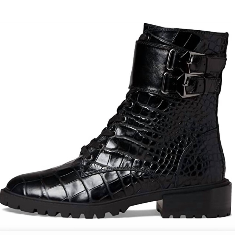 🌸VINCE CAMUTO🌸 Fawdry Buckle Combat & Lace-Up Boot Size: 5.5
